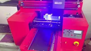 UV Printing on a Round Water Bottle#machine #uvprinter #uvprinting