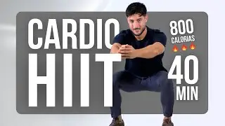 Queime 800 calorias em 40 minutos com esse treino HIIT intenso | em casa | sem acess&oacute;rios 