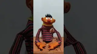 My Vintage Sesame Street Ernie Hand Puppet #vintage #toys #sesamestreet #ernie #muppets #jimhenson