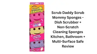 Scrub Daddy Scrub Mommy Sponges  Review🔥