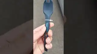 Flip me. off with a SPORK #vanlife #campinggear #botgadventures #vanlifeuk #automobile