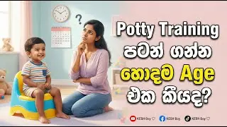 Potty Training පටන් ගන්න හොඳම Age Potty Training පටන් ගන්න හොඳම Age එක කීයද? (Scientific Guide)
