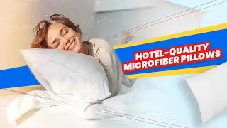 Sleep Like Royalty with Hotel-Quality Microfiber Pillows -  Best Hotel Quality Pillow on Amazon