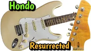 Resurrecting  A 1985 Hondo Guitar! Is It Better Than New now?