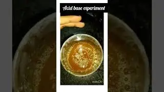 Acid - Base Experiment turmeric as indicator🤔📕 