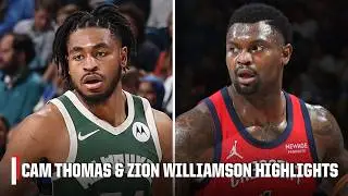 Cam Thomas LIGHTS IT UP off the bench for Milwaukee in BIG W over Zion & the Pelicans | NBA on ESPN