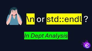 🚀 std::endl vs &lsquo;\n&rsquo; in C++ &mdash; A Hidden Performance Trap!