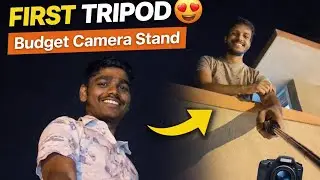 My first Camera Stand Unboxing 📷 | Best Budget Tripod for YouTube & volg 