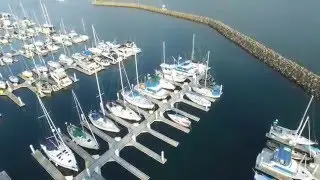 4k Drone shots around San Pedro, California