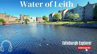 Edinburgh&rsquo;s Beautiful Shore Water of Leith | Walking Tour | 4K HDR | ASMR