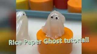 How to make edible Rice Paper Ghosts!