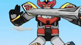 Mechagodzilla Vs.  Megazord (Raw Footage/Missing Backgrounds)