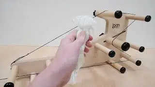 Using texsolv heddles on an inkle loom