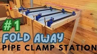 Pipe clamp, folding clapping table. Effective, efficient clapping capability