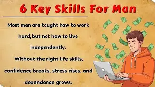 6 Key Skills For Man || Learn English Through Story Level 2 🔥||