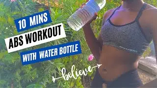 10 MINS WATER BOTTLE ABS WORKOUT || BURN BELLY FAT QUICK & EASY AT HOME || 2 Liter Bottle || MunaiS