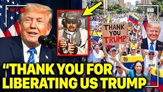 Миллионы людей вышли на улицы, чтобы поблагодарить Трампа за свержение социалистического диктатор...