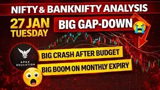Nifty Tuesday Prediction | Bank Nifty Tuesday Prediction | 27 January Tuesday Market gap up or down