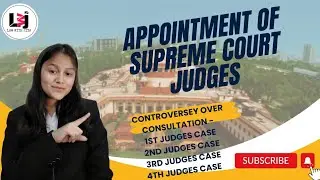 Supreme Court ke Judges Appoint Kaise Hote Hai | Appointment of Supreme Court Judges | #lawwithjiya