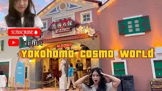 Exploring Yokohama Cosmo World - A Corloful Amusement Park in Japan!🇯🇵