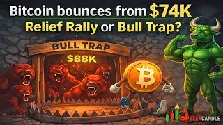 Bitcoin Bounces From $74K&hellip; Relief Rally or Bull Trap Before Another Drop? EP. 279 #Bitcoin #BTC