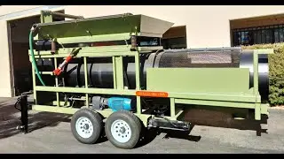 Trommel Wash Plant  [ 50+ Tons Per Hour ]  Model # 3610-V-EX - by Heckler Fabrication