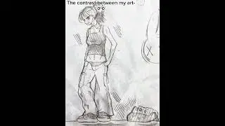 A short a day keeps the monsters at bay  #anime #art #oc #shorts
