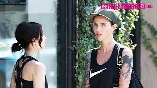 Ruby Rose Goes Shopping With Her Girlfriend Veronica On Melrose Place In West Hollywood 7.12.17