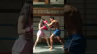 Ultimate Fight: Beauty VS Strongman Showdown! #fight #kungfu#boxing #shorts