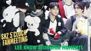 STRAY KIDS 5’CLOCK FANMEETING - LEEKNOW SEUNGMIN MOMENTS