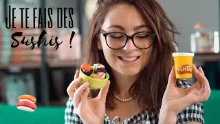 ♡ ASMR  - Je prépare des Sushis en pâte à modeler ♡