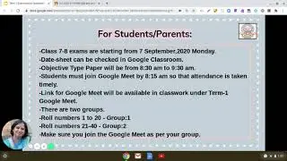 Term 1 Examination Guidelines