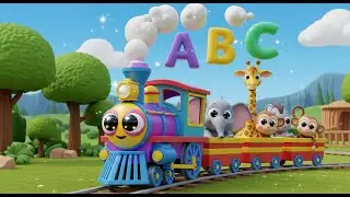 ABC Train Ride to the Zoo 🚂🦁 | Learn ABC for Kids | Educational Kids Song