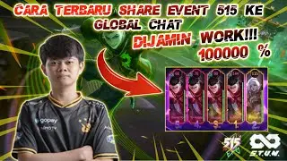 BUG TERBARU CARA SHARE EVENT 515 KE CHAT PUBLIK. WORK 1000%