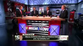 Marcos Ambrose - NASCAR Now Watkins Glen Post Race Analysis & Interview
