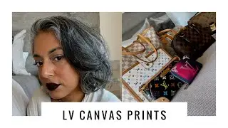 Diverse Louis Vuitton Canvas Prints in My Designer Handbag Collection