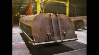 Continuous shot blasting machine with overhead conveyor - VPP 3000x2000