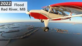 2022 Red River Flood aerial tour.  Morris, St Jean-Baptiste, Rosenort, etc.  Unique quality content.