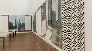 Wade Guyton in Cologne. Ludwig Museum.