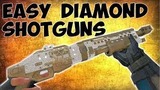 BO4: SHOTGUNS EASY GOLD CAMO - Diamond Camo Guide, Dark Matter Tips