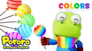 Dulces Arcoíris Mágicos | Aprende los Colores con Pororo🎨 | Colores | Pororo en español