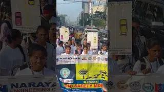 Walking for Life ❤️ | Road Safety Walkathon by NECN Students | #nellore #like #share #subscribe