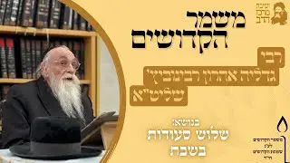 משמר הקדושים | רבי גדליה אהרון רבינוביץ’ | שלוש סעודות בשבת | י
