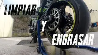 LIMPIO Y ENGRASO CADENA Z900 | Se queda nueva