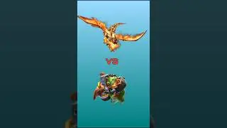 Super dragon vs inferno dragon #clashofclans #cocshorts #dragon #games  #vs #shorts #short