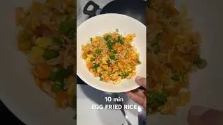 Recipe : 10 min egg fried rice - easy working lunch