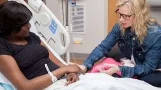 Monica Potter's Birthday with Cancer Survivors