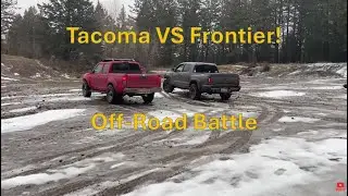 Внедорожное состязание Toyota Tacoma и Nissan Frontier