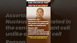 Can You SOLVE This Assertion & Reasons Just In 10 Seconds  #Class9 #Cbse2024