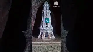 Really amazing craftmenship | Minar e Pakistan made of salt #pakistan #creative #viralvideo